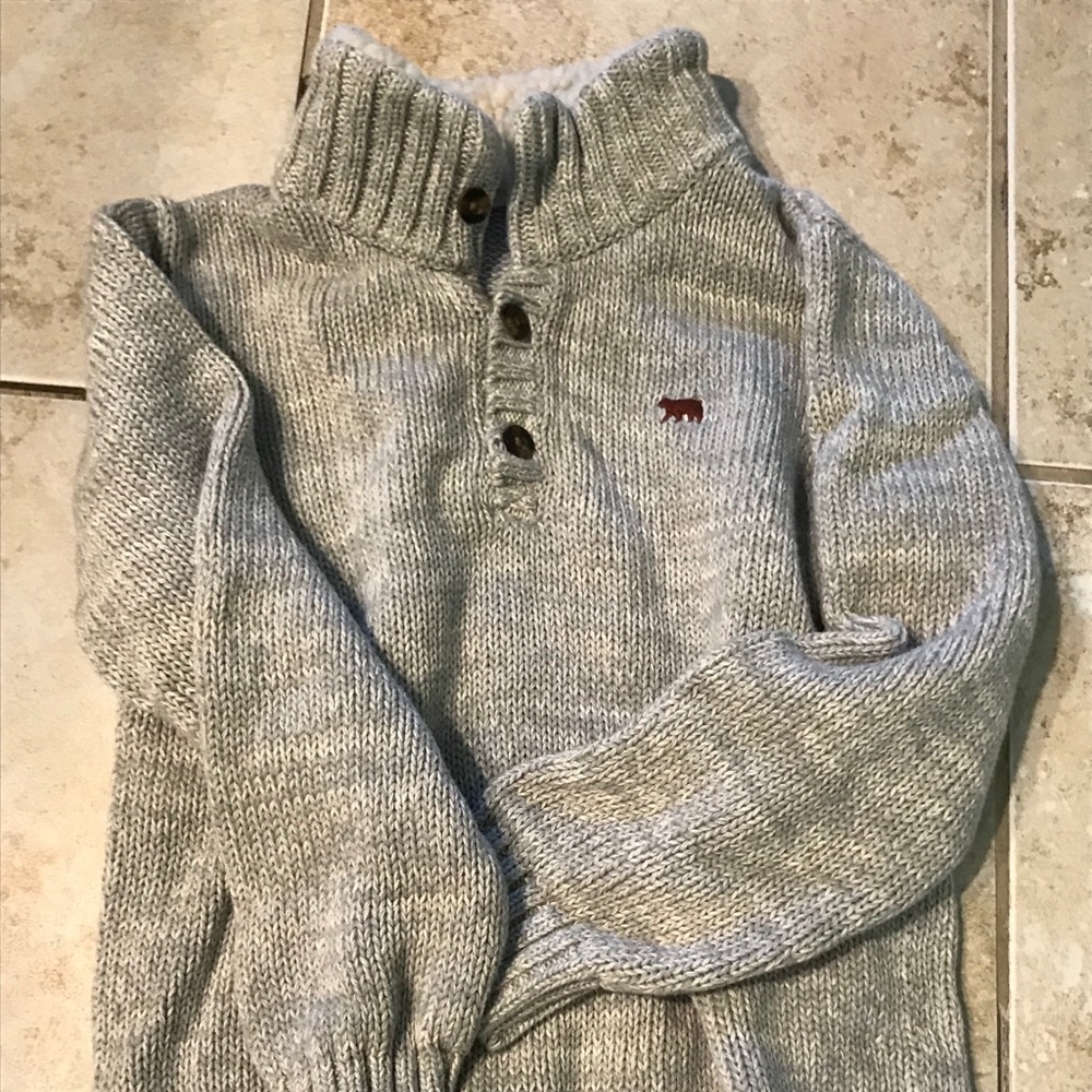 Sweater button up shirt pair!
